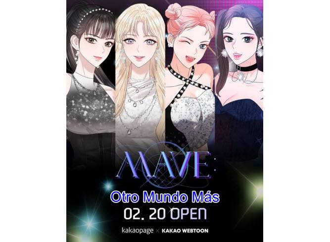 Webtoon del grupo de chicas 'MAVE' será lanzado